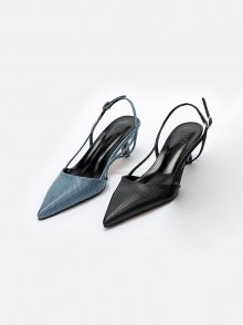 Croc Slingback (2colors)