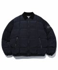 SQUARE QUILING DOWN JACKET BLACK