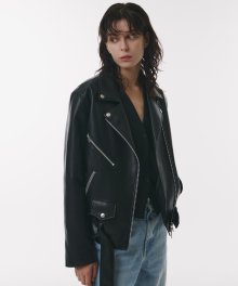 FAUX Leather Double Rider Jacket