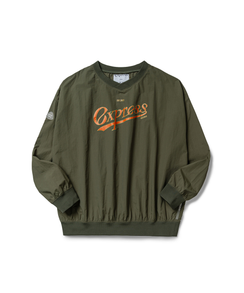 Нейлоновый пуловер Authentic_Khaki