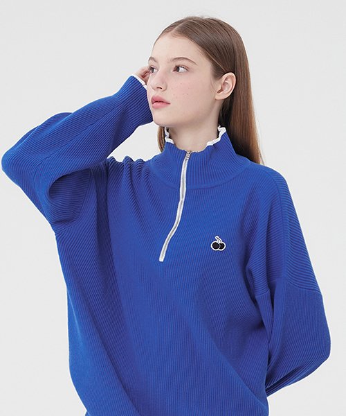 Champion zip clearance through sweater knitting