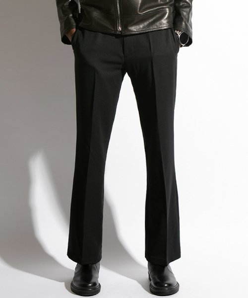Элегантные брюки клеш (BLACK)