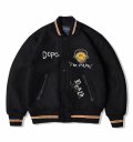 WOOL SOUVENIR VARSITY JACKET_BLACK