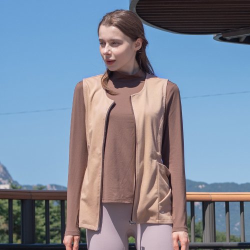Жилет на молнии с завязками Cadiz DTF2W-5085 2colors