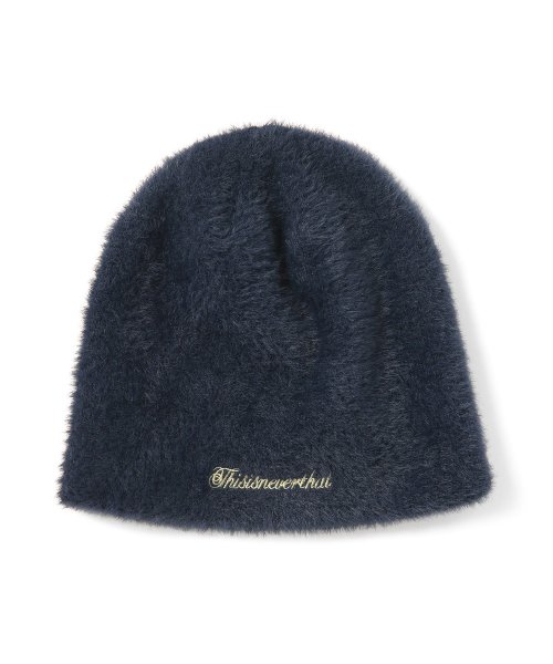 MUSINSA | thisisneverthat® Shaggy No Cuff Beanie Navy