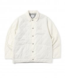 RS Quilted Jacket Off White