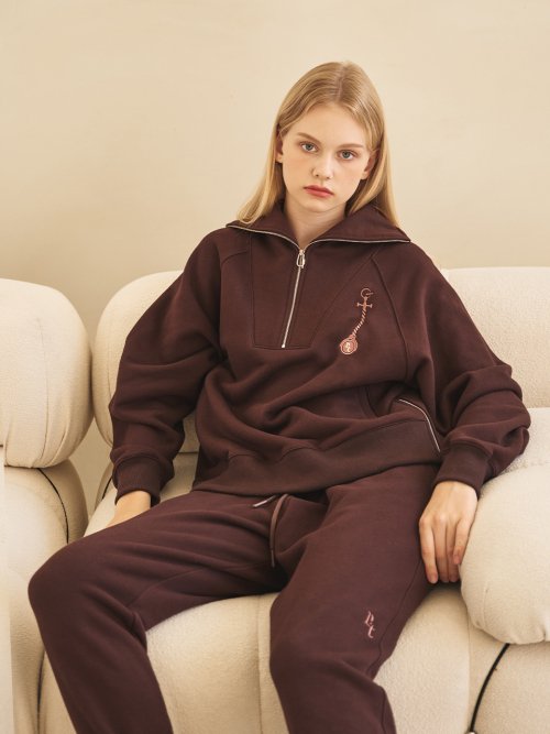 Свитшот Moriai на тройной молнии (Brown)