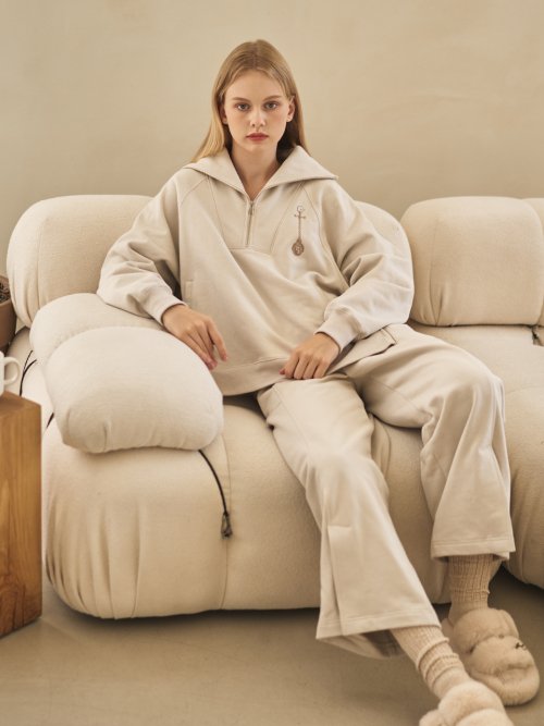 Свитшот Mori I на тройной молнии (Grayish Beige)