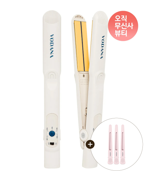 보다나(vodana) [헤어클립3P]소프트바 판고데기 러스티레몬