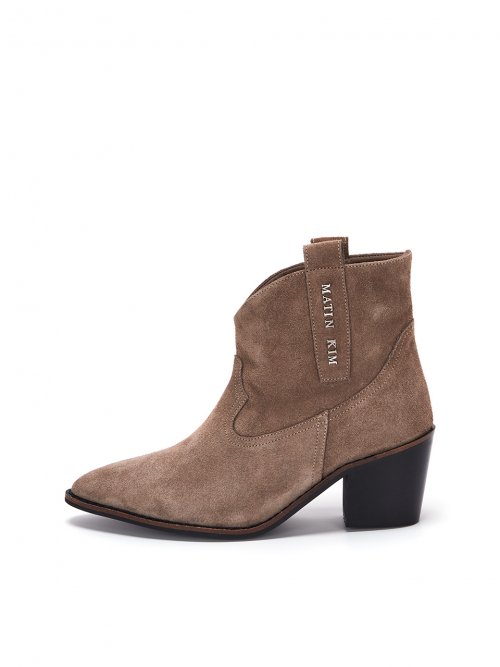 Khaki sales ankle boots