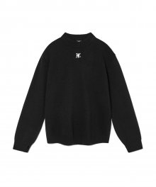 Signature loose fit warmer knit - BLACK
