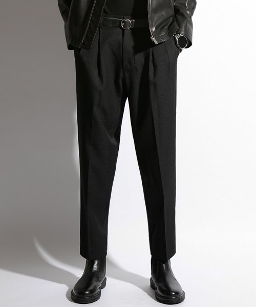 Брюки Elegant с двумя складками (BLACK)