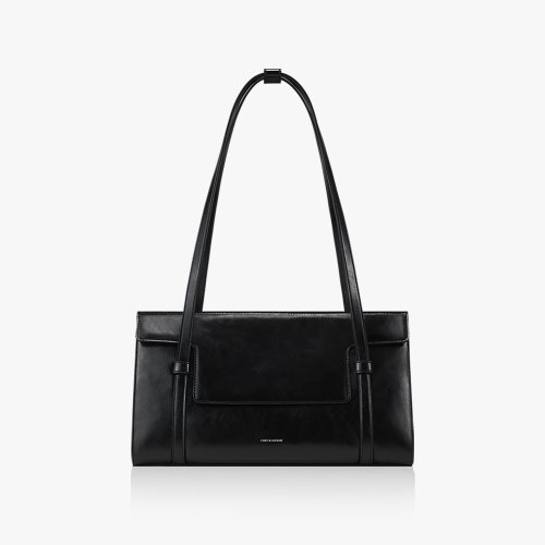 MUSINSA | FINDKAPOOR MARTY BAG S 33 CRINKLED - BLACK