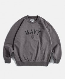 NAVAL Academy Heavy Weight Sweat Shirt Fog