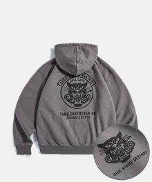 Hell Cats Heavy Weight Hoodie Fog