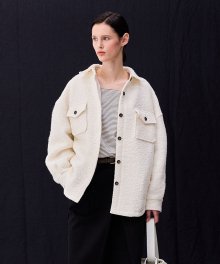 Wool shearing shirts jacket