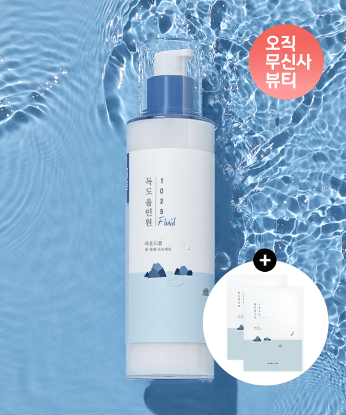 라운드랩() [무신사단독] 포 맨 1025 독도 올인원 플루이드 200ml (+워터겔 마스크 2매 증정) 상품 이미지