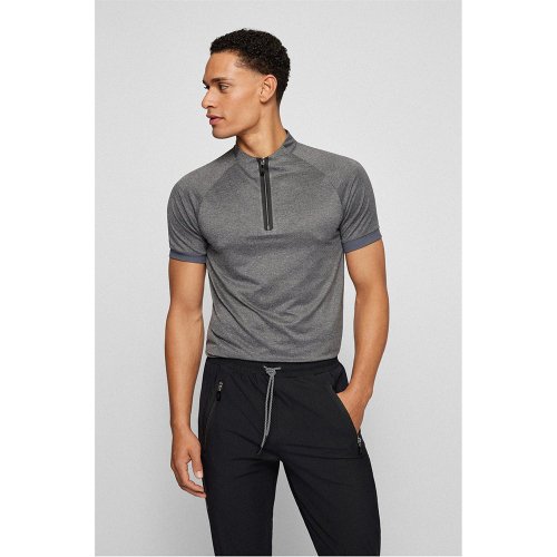 Стретч-поло slim fit на молнии 50471594_001