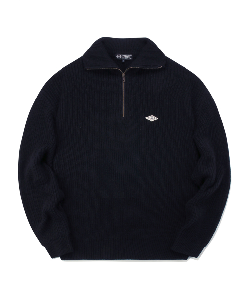 Оверсайз анорак 1754 CROWN HALF ZIP-UP SWEATHER (Crown Navy)
