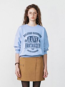 Shield Artwork Sweatshirt in Blue VW2AE335-22