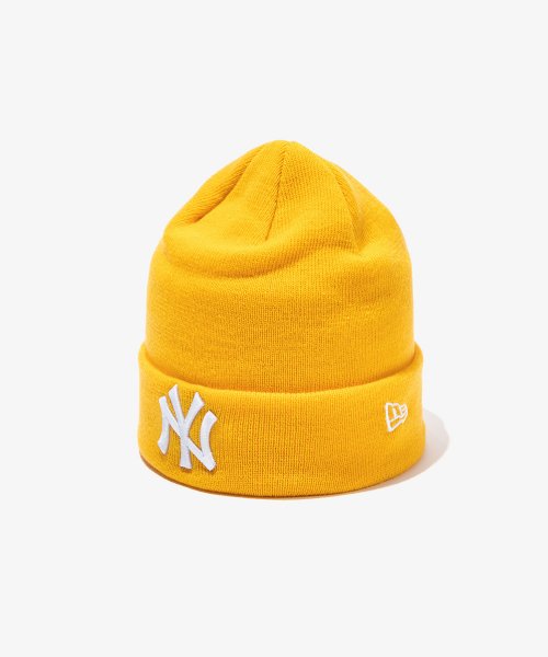뉴에라(NEW ERA) MLB 리그 베이직 커프 뉴욕 양키스 비니 에이 골드 - 사이즈 & 후기 | 무신사