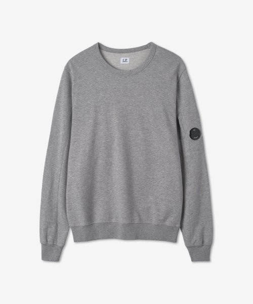 씨피 컴퍼니(CP Company) 남성 렌즈 와펜 라이트 플리스 맨투맨 - 멜란지 그레이 / 13CMSS032A002246GM93 - 131,000 | 무신사 스토어