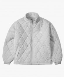 Quilted Jacket - Light Gray