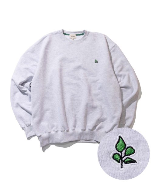 Оверсайз свитшот с логотипом Jasmine _ Light Grey