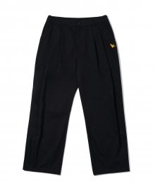 BALLOON FIT COTTON PANTS BLACK