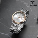 토르소(TORSO) T105M-RSS 마이다스 캘린더 워치 남성 메탈 밴드 시계