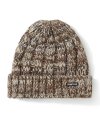 Multicolor Knit Beanie Brown