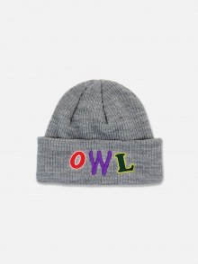 OWL Short Beanie Mix Grey