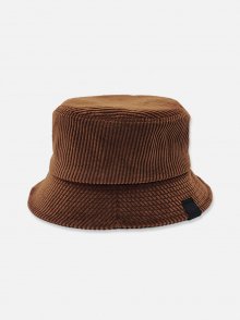 Natural Corduroy Bucket Hat Brown