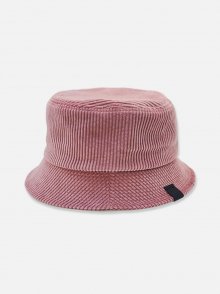 Natural Corduroy Bucket Hat Pink