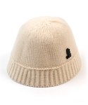 유니버셜 케미스트리(UNIVERSAL CHEMISTRY) Basic Ivory Knit Bucket Hat 니트버킷햇