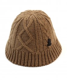 Twist Beige Knit Bucket Hat 니트버킷햇