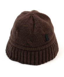 Wool Brown Knit Drop Bucket Hat 니트버킷햇