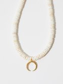 하카블랙스(HAKKABLACKS) WhiteShell new moon necklace