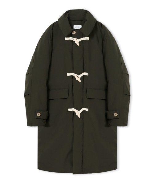Оверсайз длинный дафлкот 2-WAY_Khaki