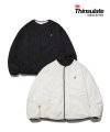 REVERSIBLE WARM UP QUILTING JACKET BLACK / IVORY