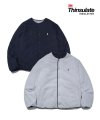 REVERSIBLE WARM UP QUILTING JACKET NAVY / GRAY