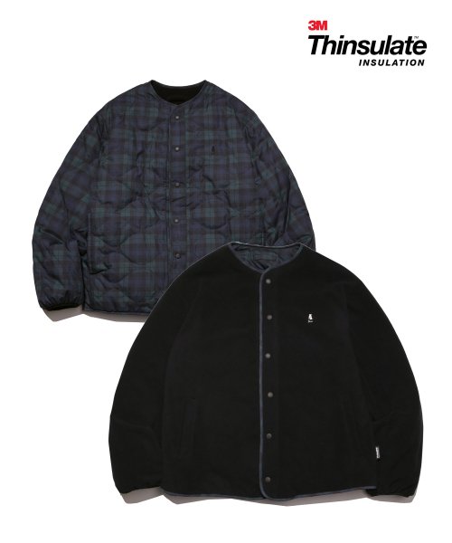 warm up quilting jacket black