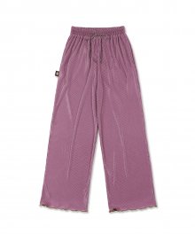 Pleated Wide Pants Rose Pink