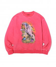 Unicorn Graphic Sweatshirt Pink