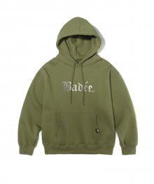 Fleece-Lined Oversized Hoodie Khaki