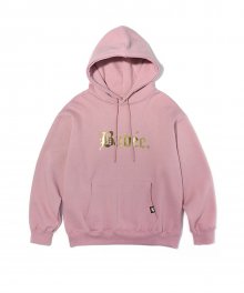 Fleece-Lined Oversized Hoodie Pink