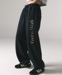 COOL TO WORK JOGGER PANTS NAVY
