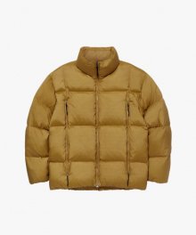 PIPING PUFFER DOWN JACKET-CAMEL