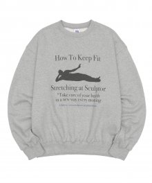 Keep Health Sweatshirt Melange Gray