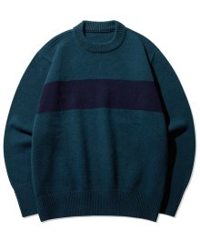 FISHERMAN WOOL SWEATER GREEN